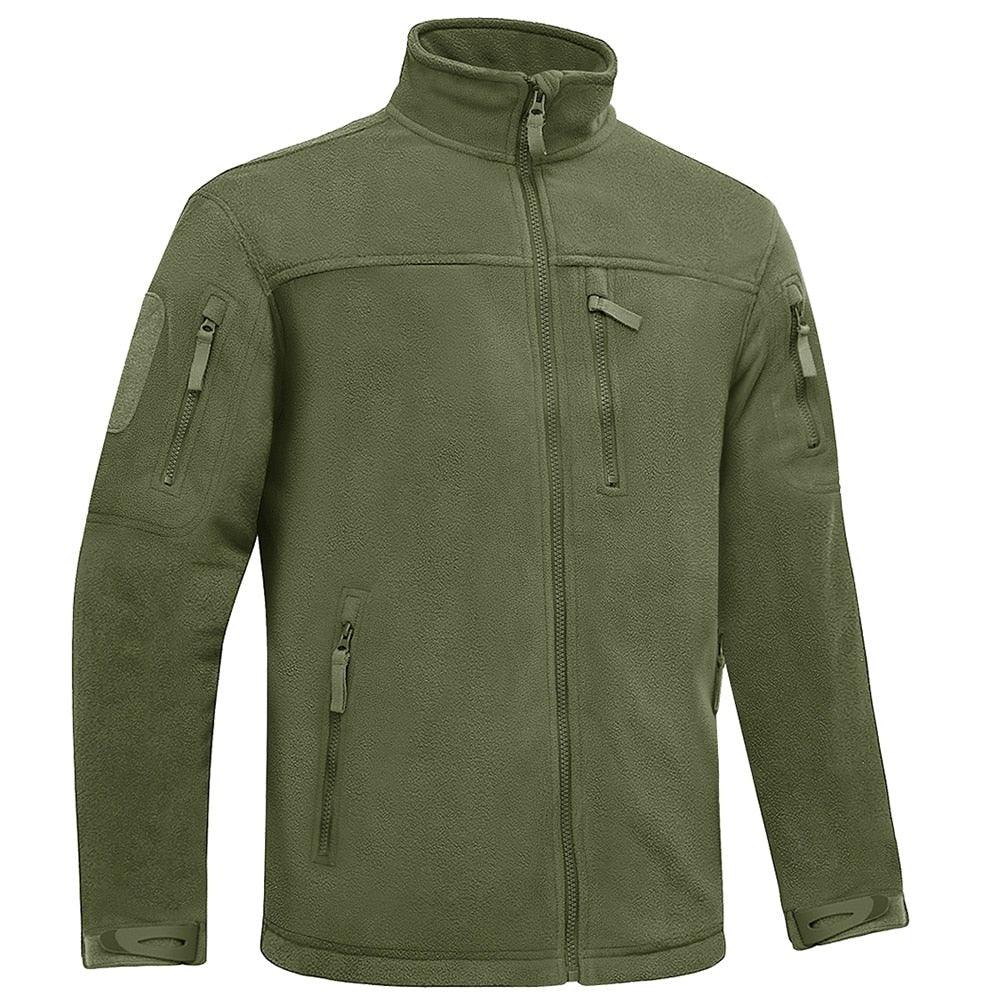 Men's Winter Tactical Fleece Jacket - Thermal Work & Security Coat