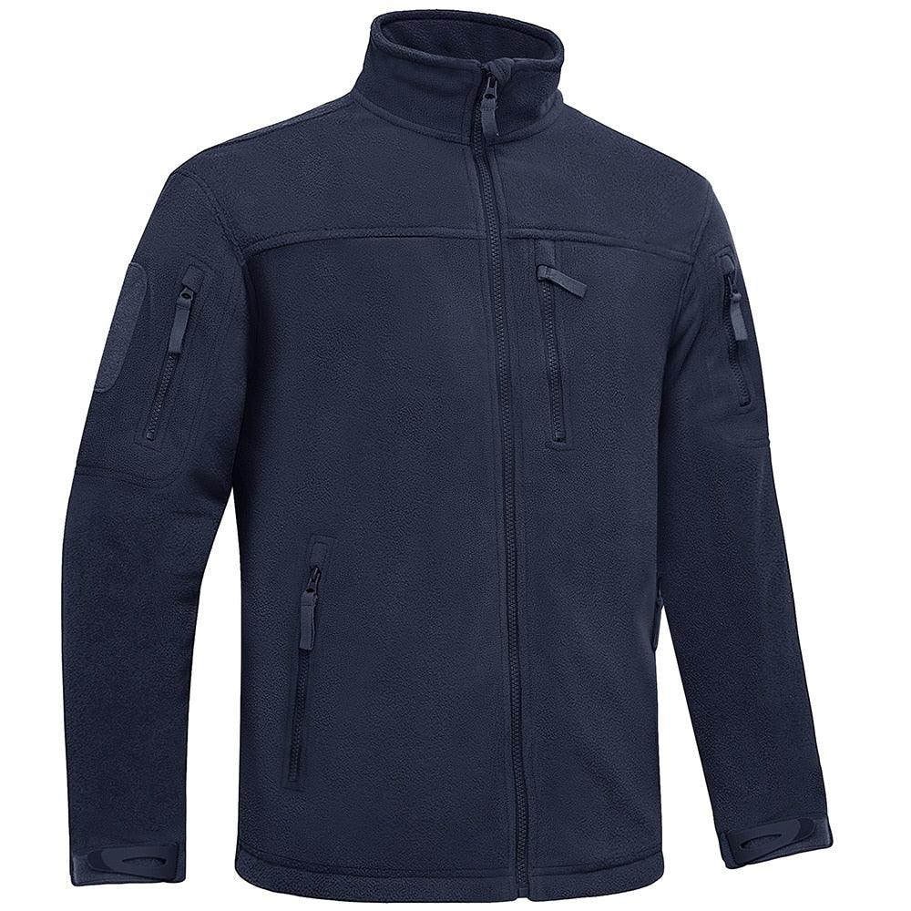 Men's Winter Tactical Fleece Jacket - Thermal Work & Security Coat
