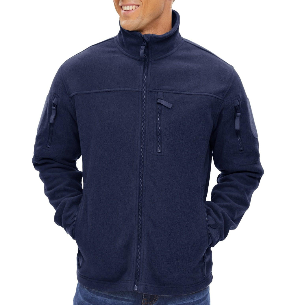 Men's Winter Tactical Fleece Jacket - Thermal Work & Security Coat
