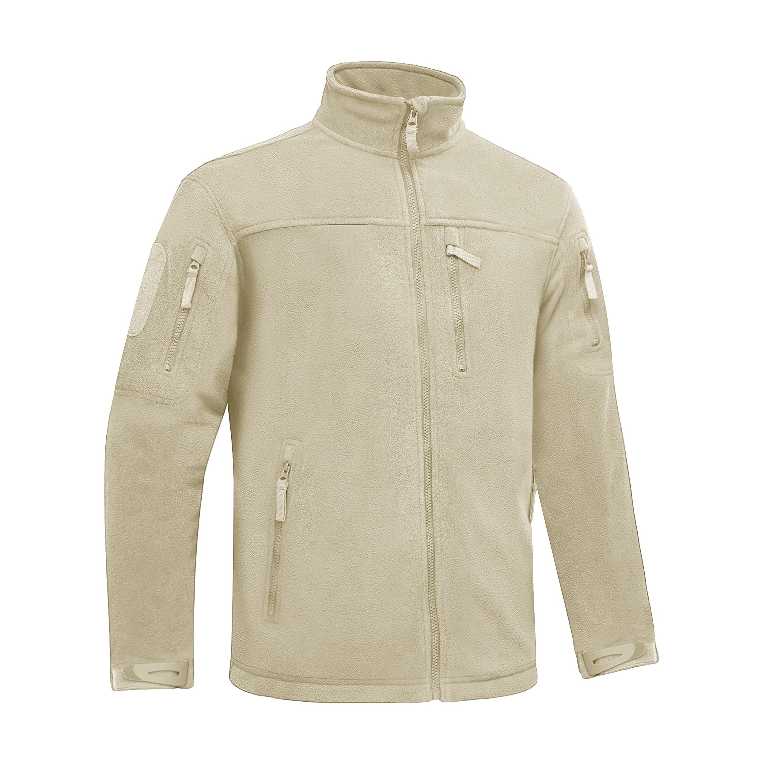 Men's Winter Tactical Fleece Jacket - Thermal Work & Security Coat
