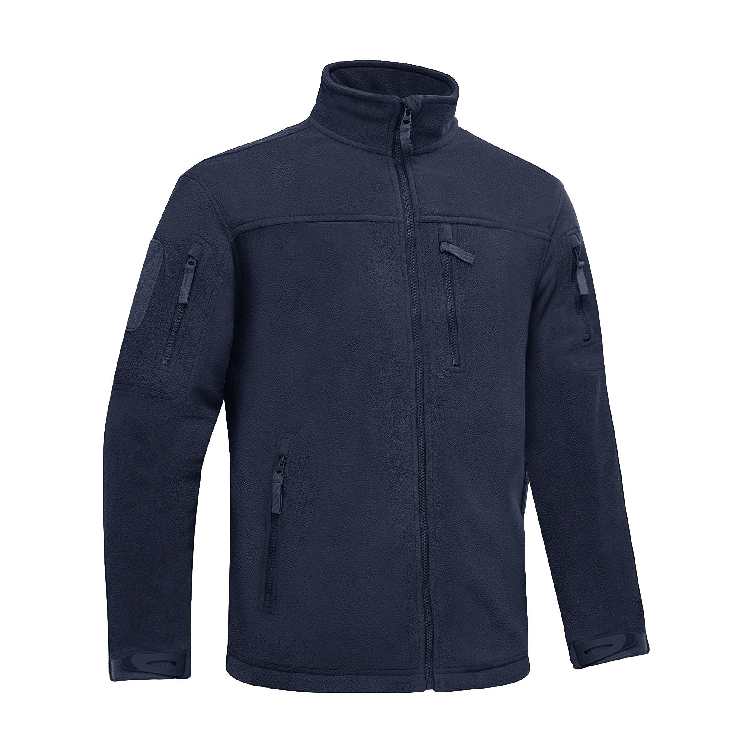 Men's Winter Tactical Fleece Jacket - Thermal Work & Security Coat
