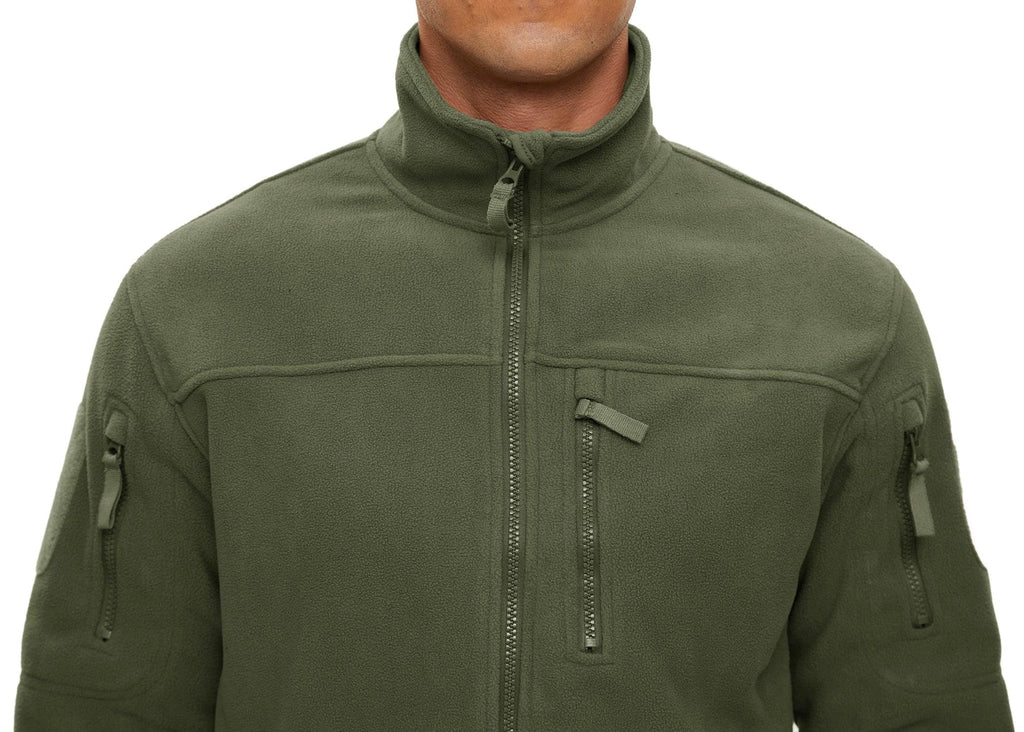 Men's Winter Tactical Fleece Jacket - Thermal Work & Security Coat