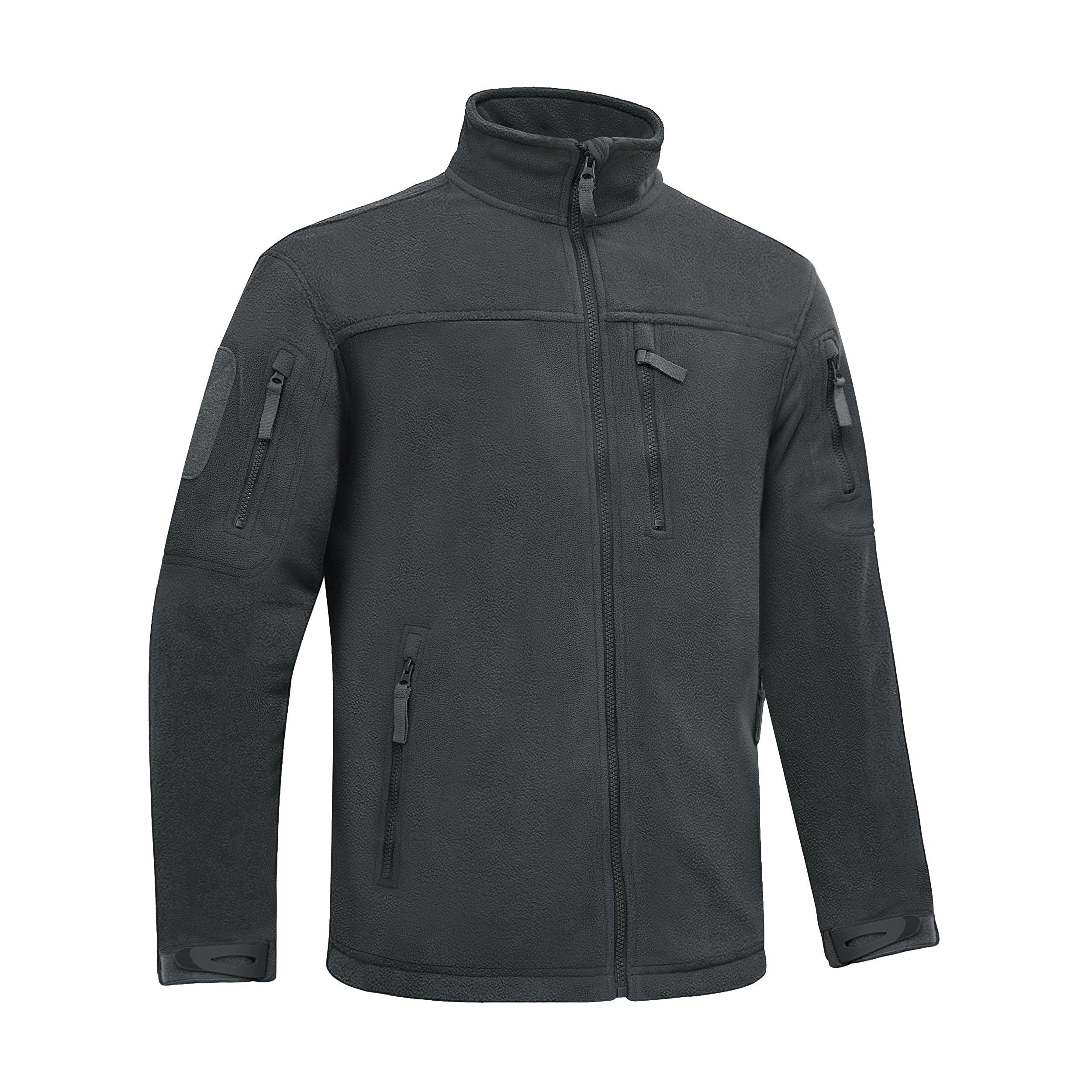 Men's Winter Tactical Fleece Jacket - Thermal Work & Security Coat