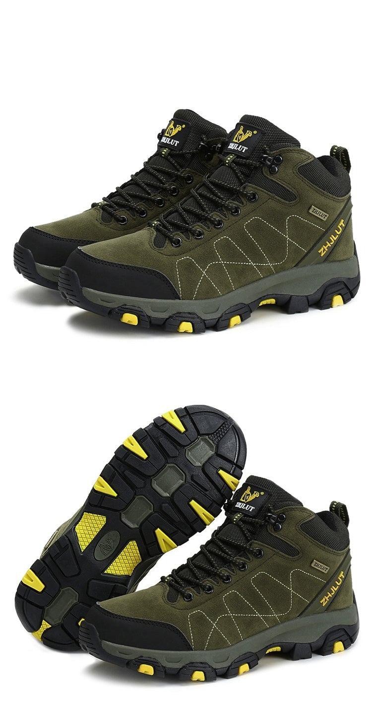 Unisex Winter Hiking Boots Non-Slip Ankle Booties for Outdoors