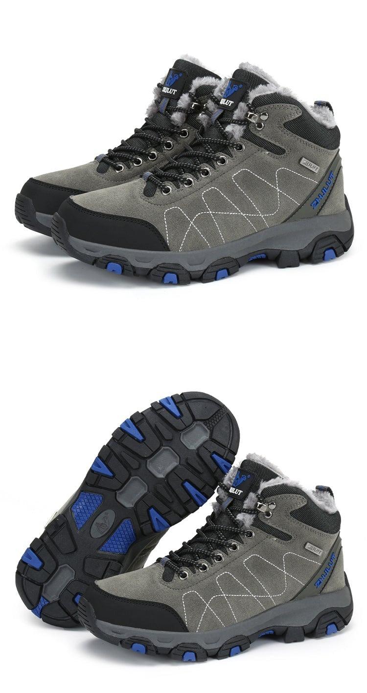 Unisex Winter Hiking Boots Non-Slip Ankle Booties for Outdoors