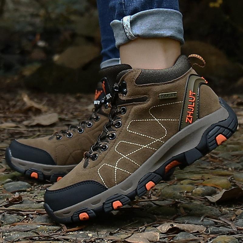 Unisex Winter Hiking Boots Non-Slip Ankle Booties for Outdoors