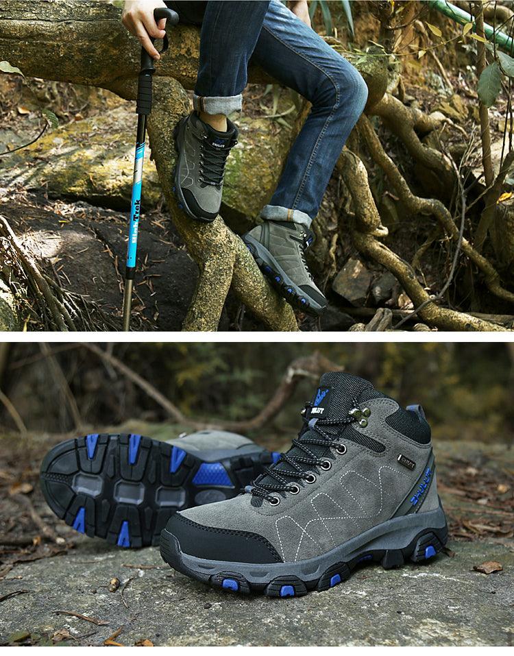 Unisex Winter Hiking Boots Non-Slip Ankle Booties for Outdoors