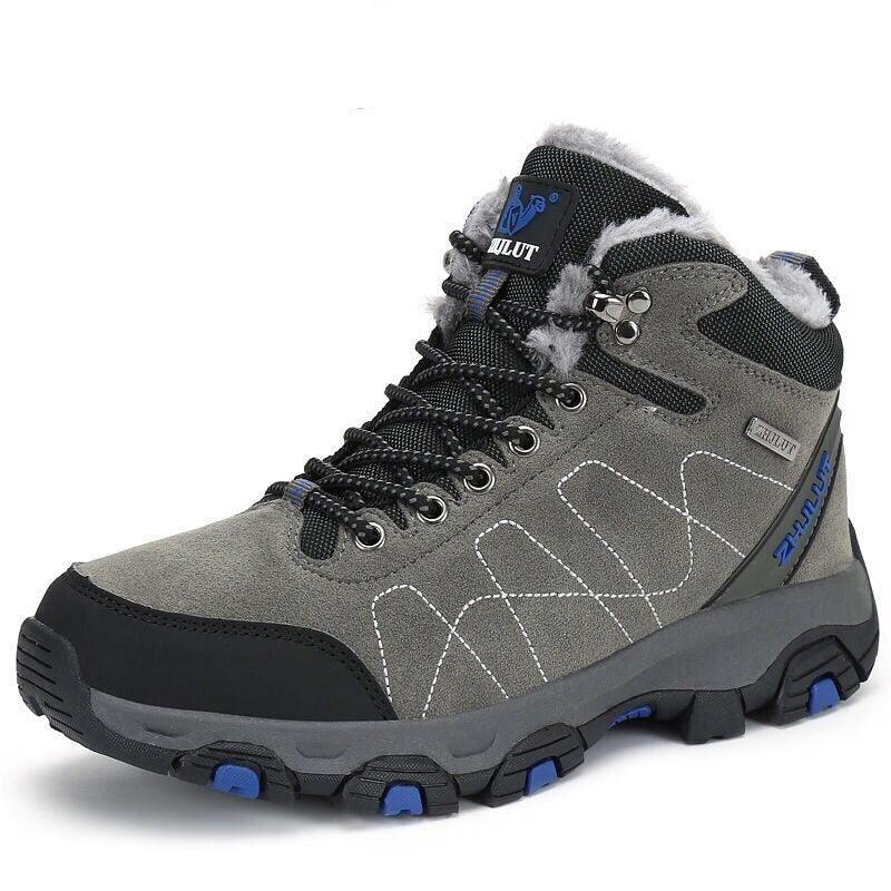 Unisex Winter Hiking Boots Non-Slip Ankle Booties for Outdoors