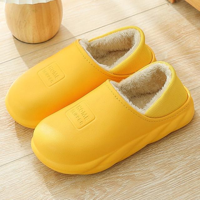 Women's Plush Memory Foam House Slippers Non-Slip Winter Footwear