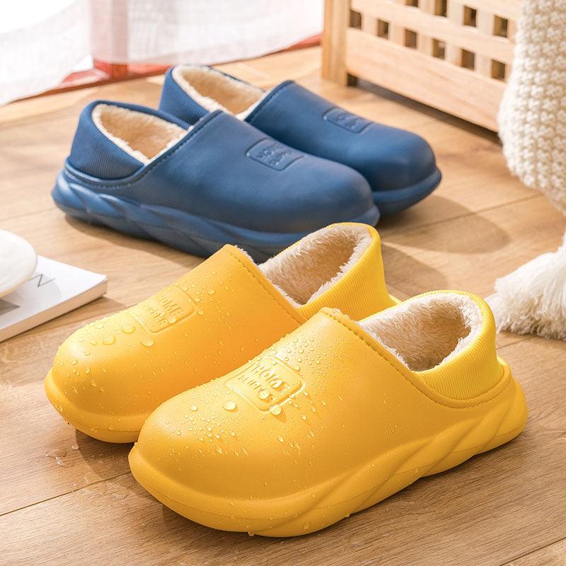Women's Plush Memory Foam House Slippers Non-Slip Winter Footwear