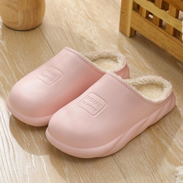Women's Plush Memory Foam House Slippers Non-Slip Winter Footwear