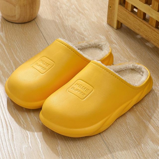 Women's Plush Memory Foam House Slippers Non-Slip Winter Footwear