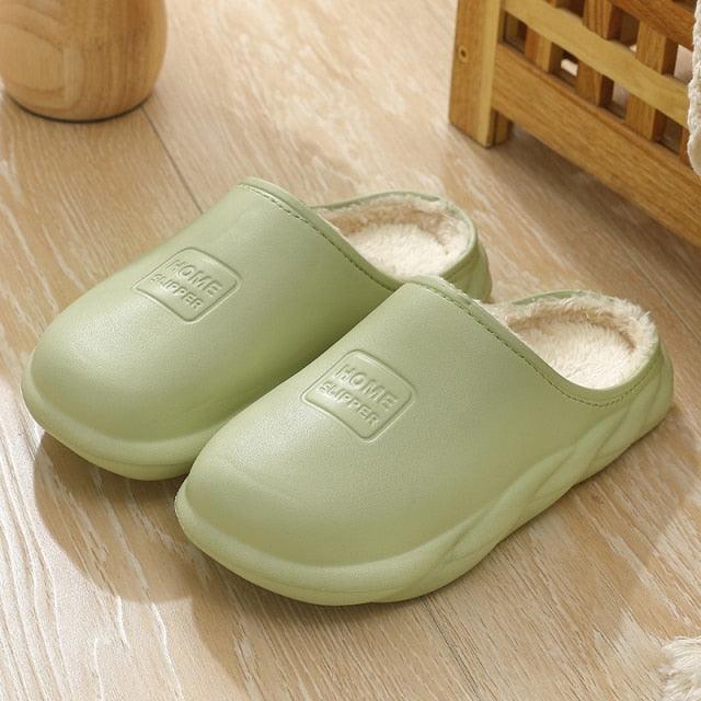 Women's Plush Memory Foam House Slippers Non-Slip Winter Footwear