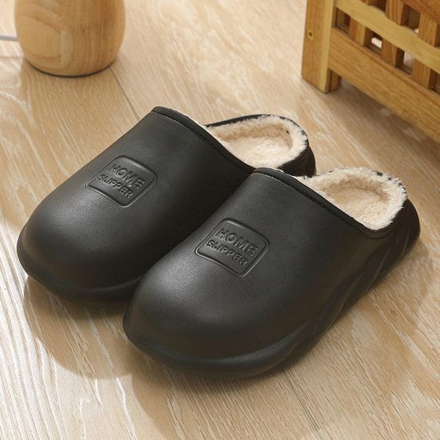 Women's Plush Memory Foam House Slippers Non-Slip Winter Footwear
