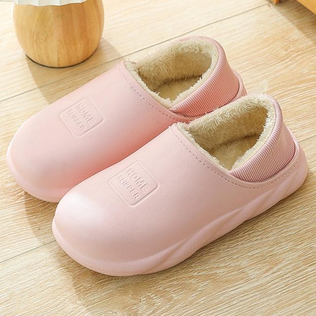 Women's Plush Memory Foam House Slippers Non-Slip Winter Footwear