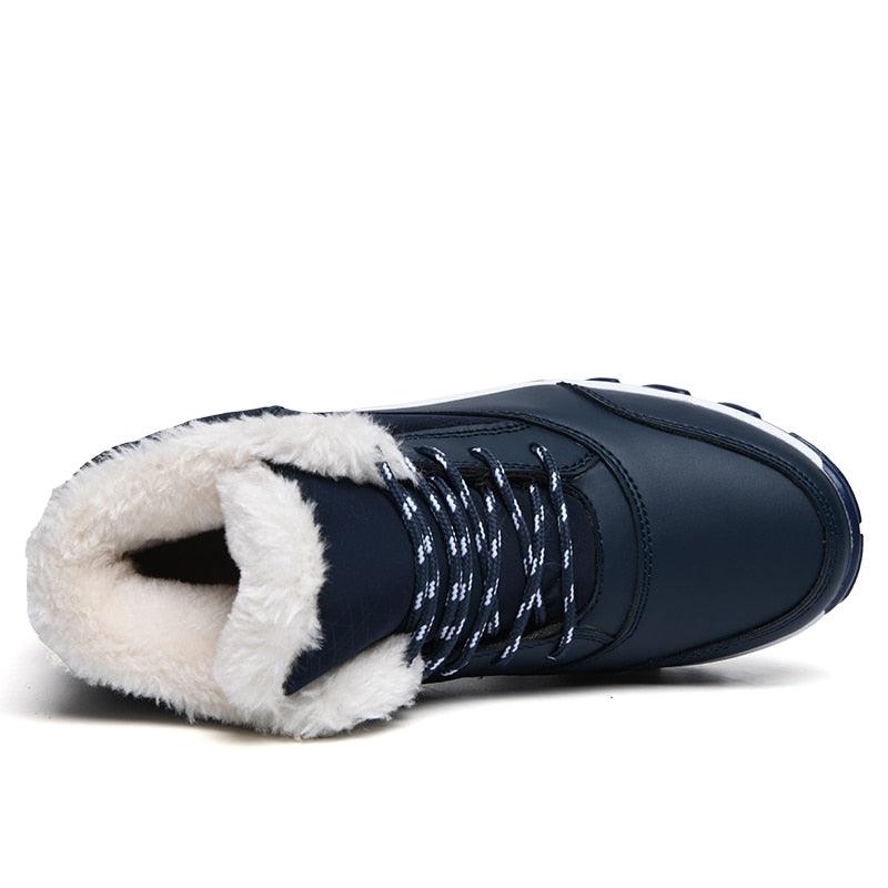 Women’s Fur Lined Winter Sneakers - Warm Anti-Slip Casual Shoes
