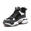 Women’s Fur Lined Winter Sneakers - Warm Anti-Slip Casual Shoes