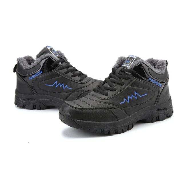 Women's & Men's Waterproof Winter Snow Boots - Plush Warm Hiking Shoes