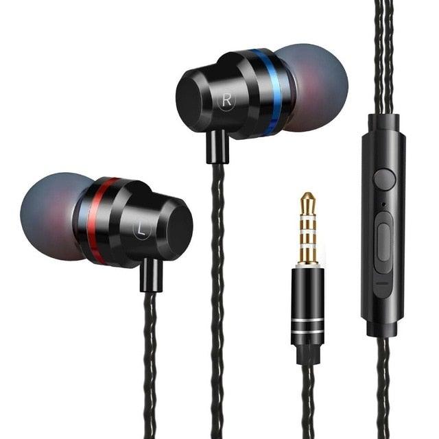 3.5mm Wired In-Ear Gaming Earbuds with Detachable Mic & Volume Control