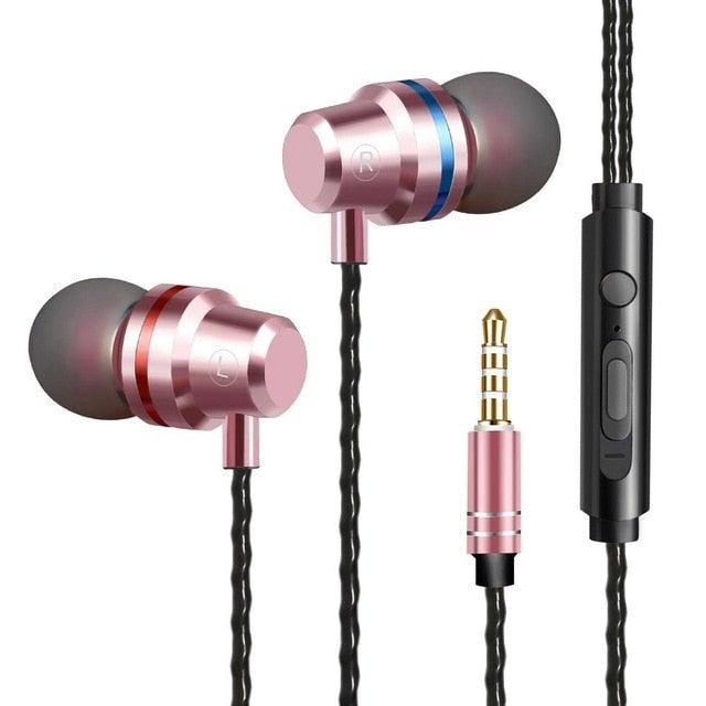 3.5mm Wired In-Ear Gaming Earbuds with Detachable Mic & Volume Control