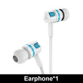 Wired Noise Canceling In-Ear Headphones with Mic and Carry Case