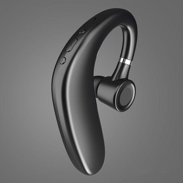 Blue Wireless Earhook Bluetooth 5.0 Headphone with Noise Reduction
