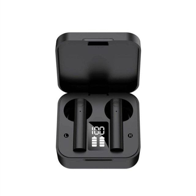 Wireless Sports Earbuds with LED Display & Noise Reduction
