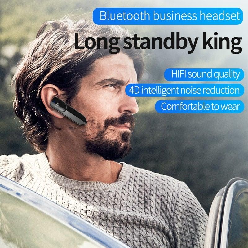 Bluetooth 5.0 Business Headset with Mic & Long Battery Life