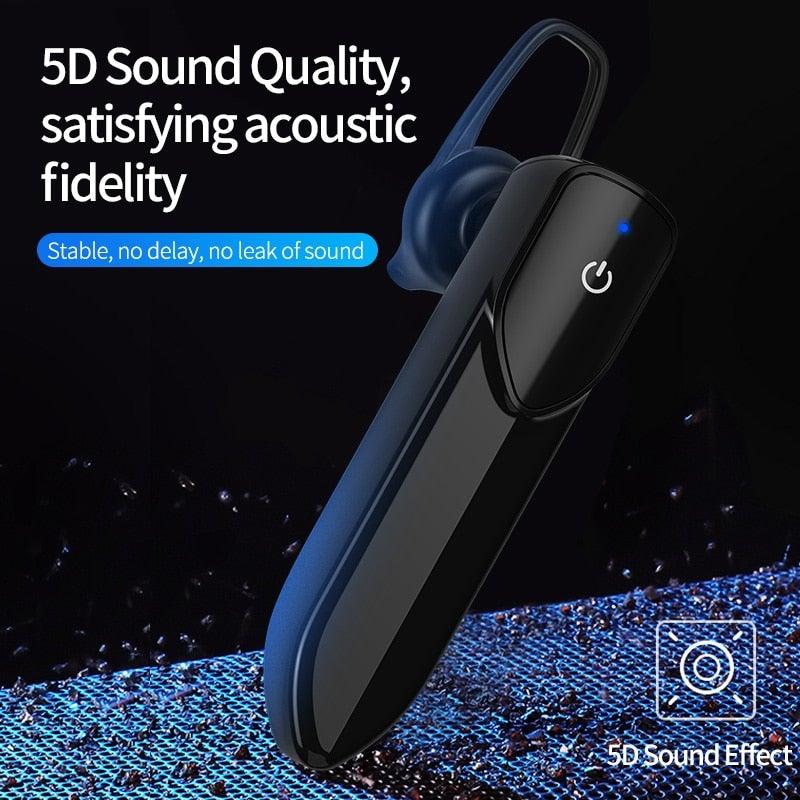 Bluetooth 5.0 Business Headset with Mic & Long Battery Life
