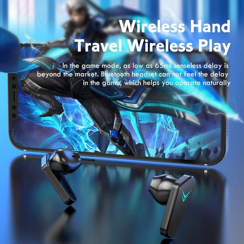 Wireless Gaming Earbuds with Noise Reduction & 30-Hour Battery