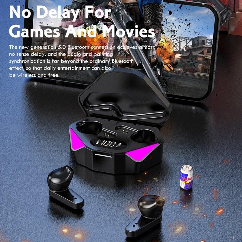 Wireless Gaming Earbuds with Noise Reduction & 30-Hour Battery