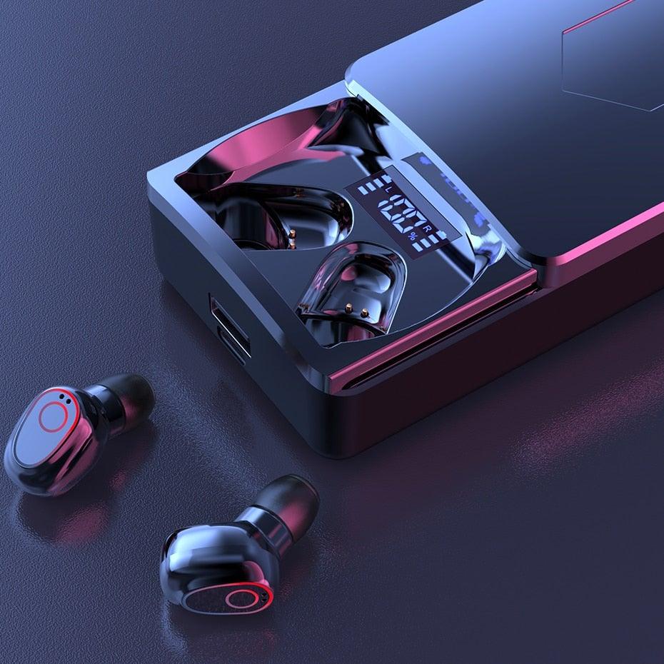 Wireless Bluetooth 5.1 Earbuds with Charging Case & LED Display