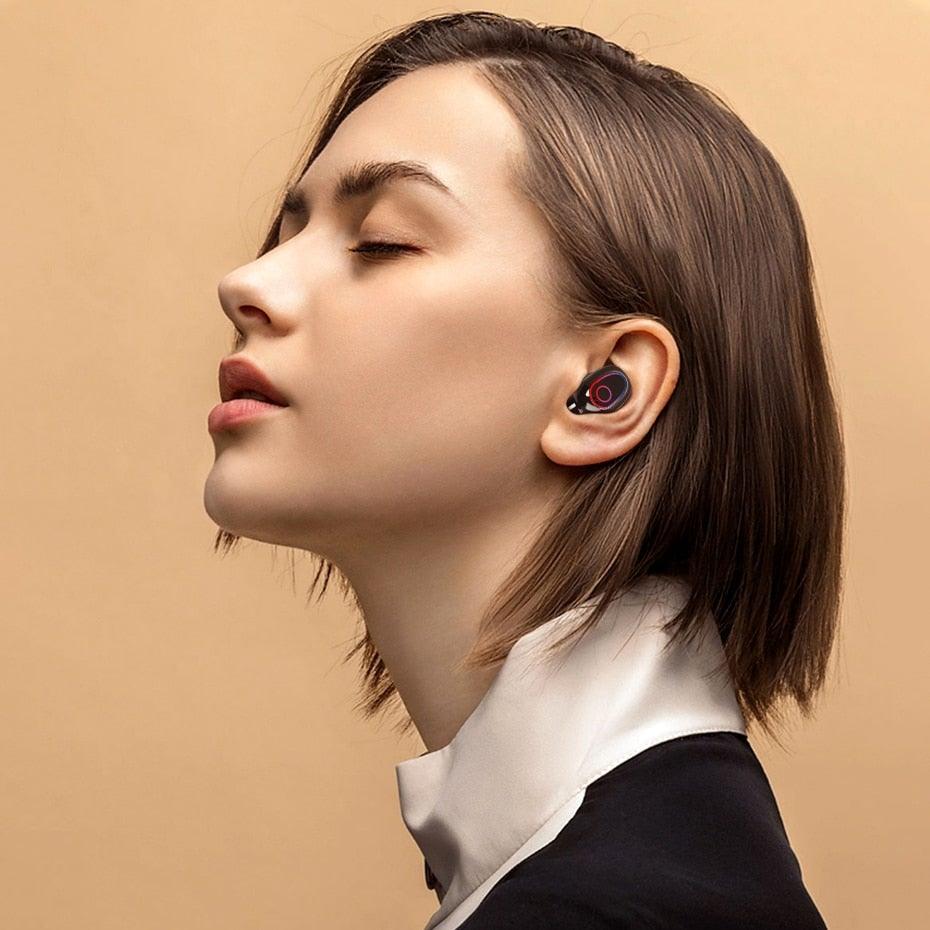 Wireless Bluetooth 5.1 Earbuds with Charging Case & LED Display