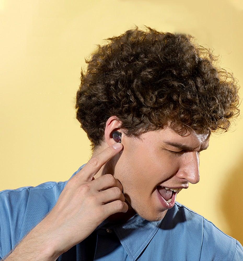 Wireless Bluetooth 5.1 Earbuds with Charging Case & LED Display