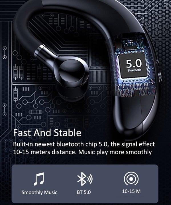 Bluetooth 5.0 Wireless Earphones with HD Microphone for Smartphones