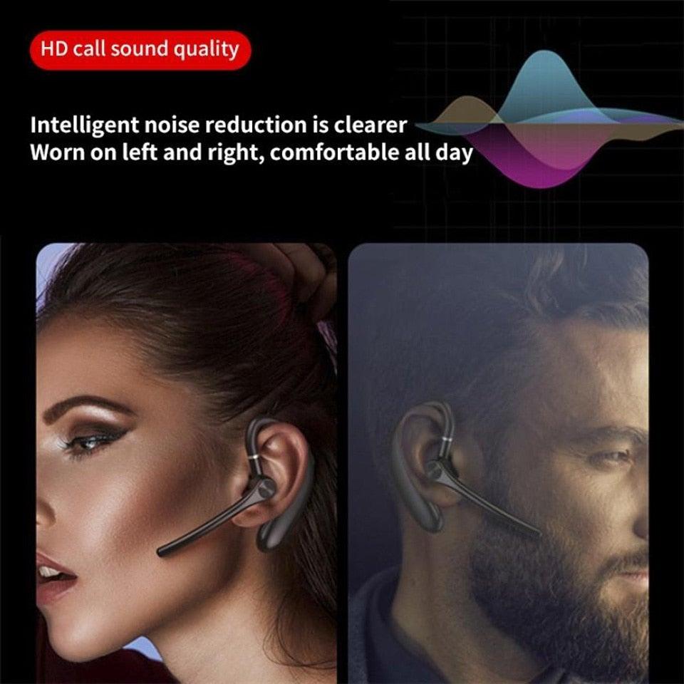 Wireless Bluetooth Headphones with Microphone, 24-Hour Battery Life