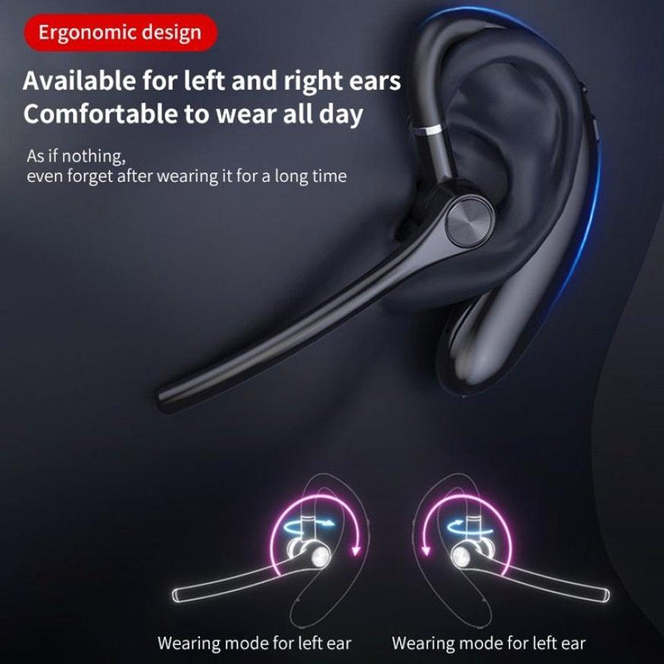 Wireless Bluetooth Headphones with Microphone, 24-Hour Battery Life