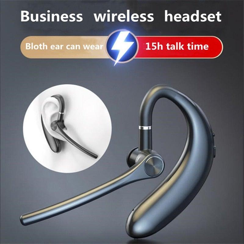 Stevvex wireless Bluetooth headphones with microphone and button control
