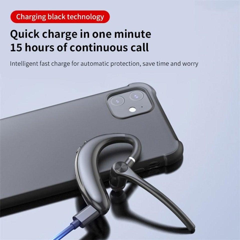 Wireless Bluetooth Headphones with Microphone, 24-Hour Battery Life