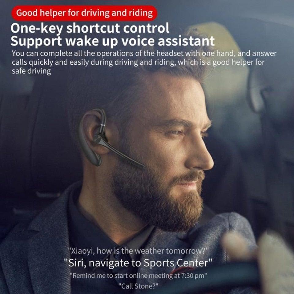 Wireless Bluetooth Headphones with Microphone, 24-Hour Battery Life