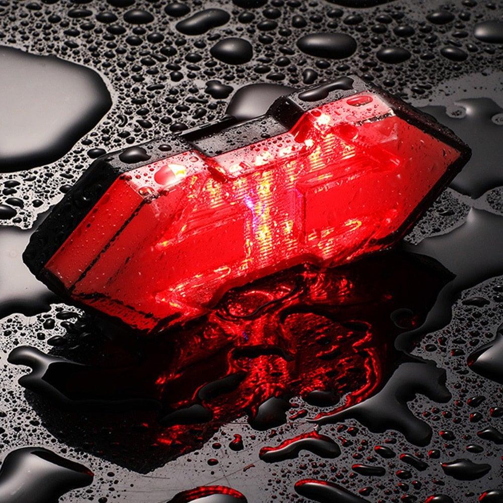 Wireless Smart LED Bike Tail Light with Remote Turn Signals