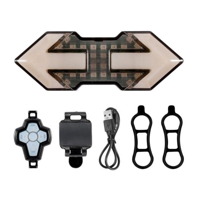 Wireless Smart LED Bike Tail Light with Remote Turn Signals
