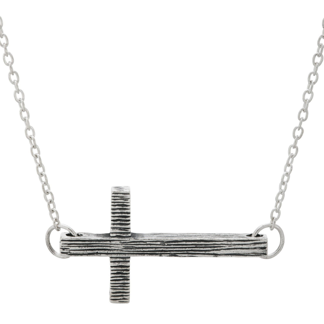 Wish You Well Cross Sterling Necklace