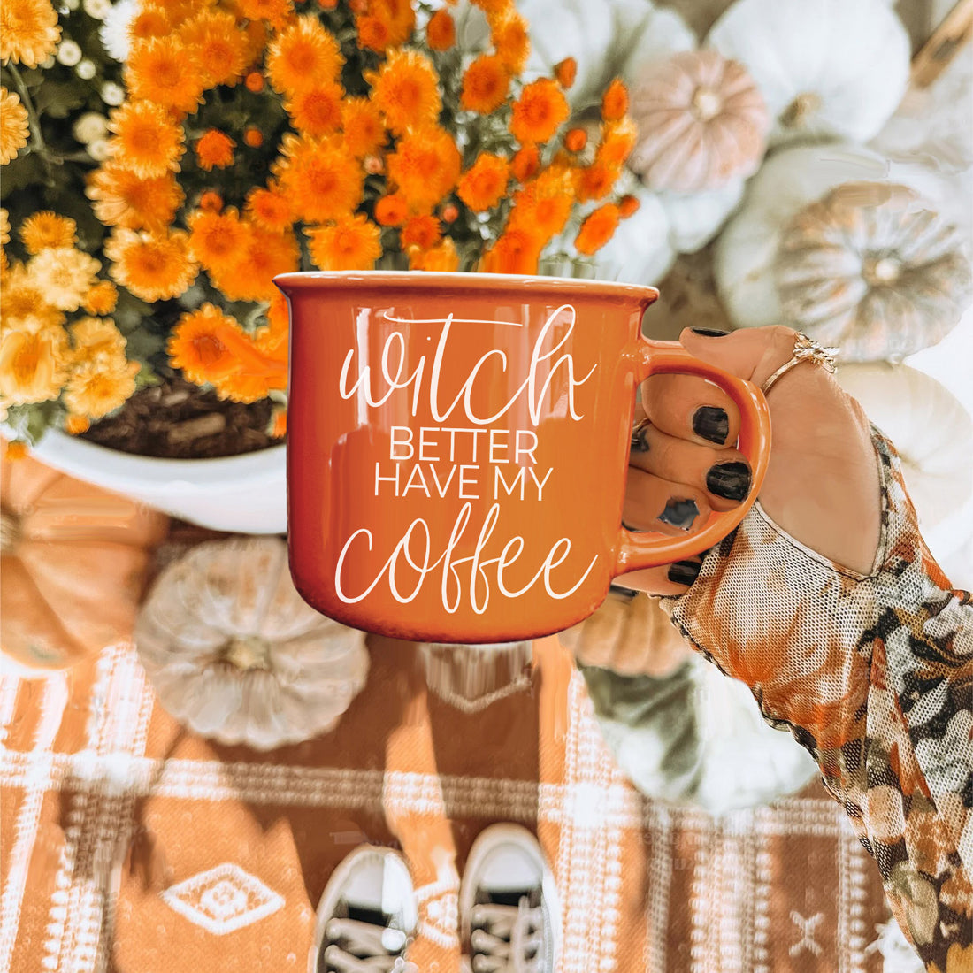 Witch Better Have My Coffee Orange Ceramic Mug 14.5oz - Image 17