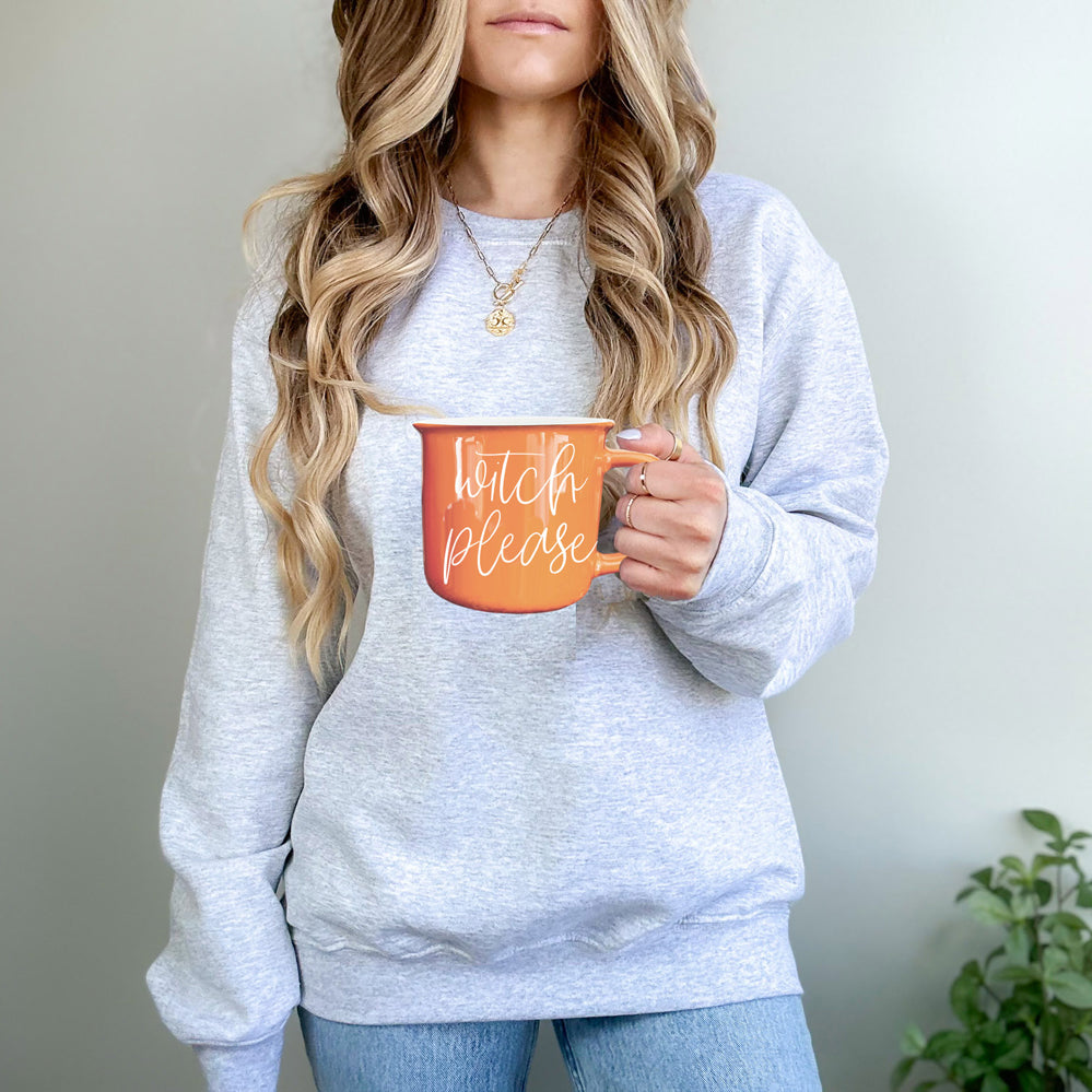 Witch Please Orange Ceramic Coffee Mug 14.5oz Witchy Gift