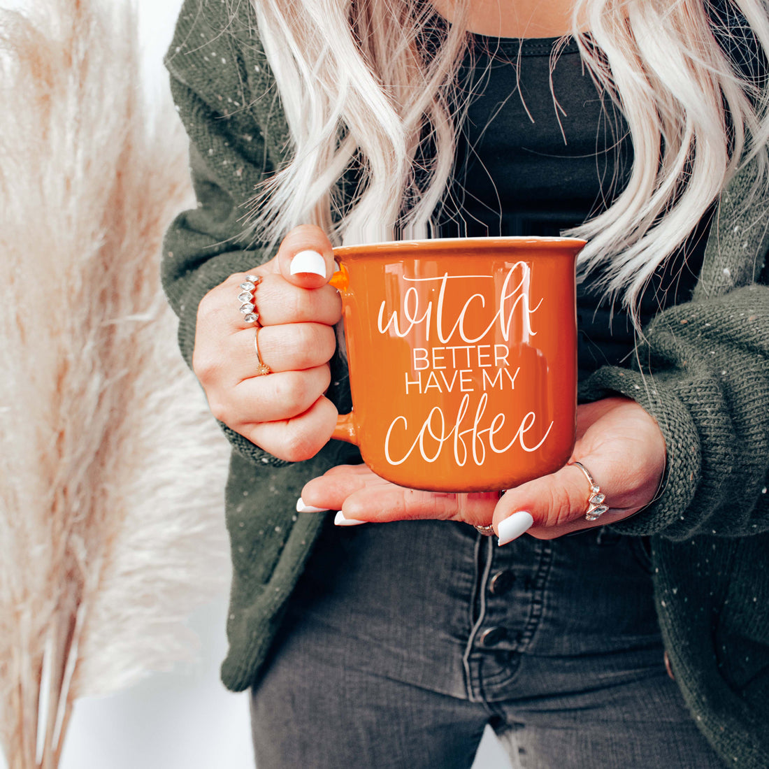 Witch Better Have My Coffee Orange Ceramic Mug 14.5oz - Image 18