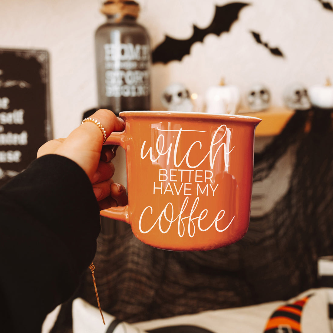 Witch Better Have My Coffee Orange Ceramic Mug 14.5oz - Image 19
