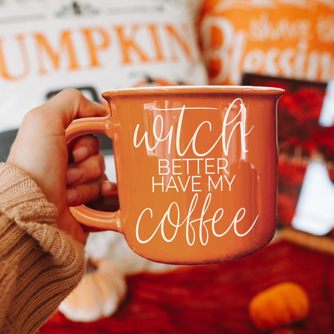 Witch Better Have My Coffee Orange Ceramic Mug 14.5oz - Image 11