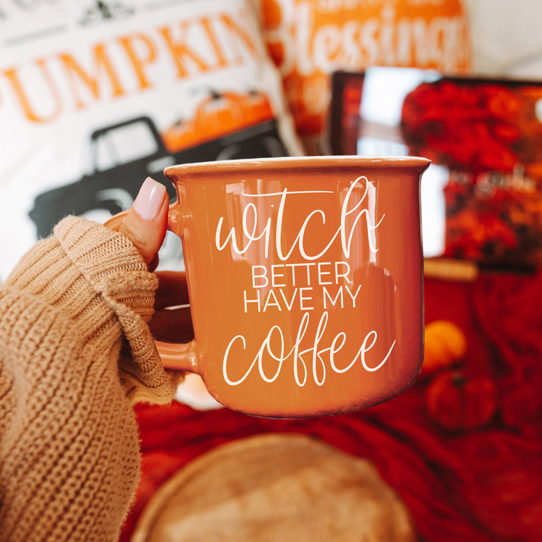 Witch Better Have My Coffee Orange Ceramic Mug 14.5oz - Image 20