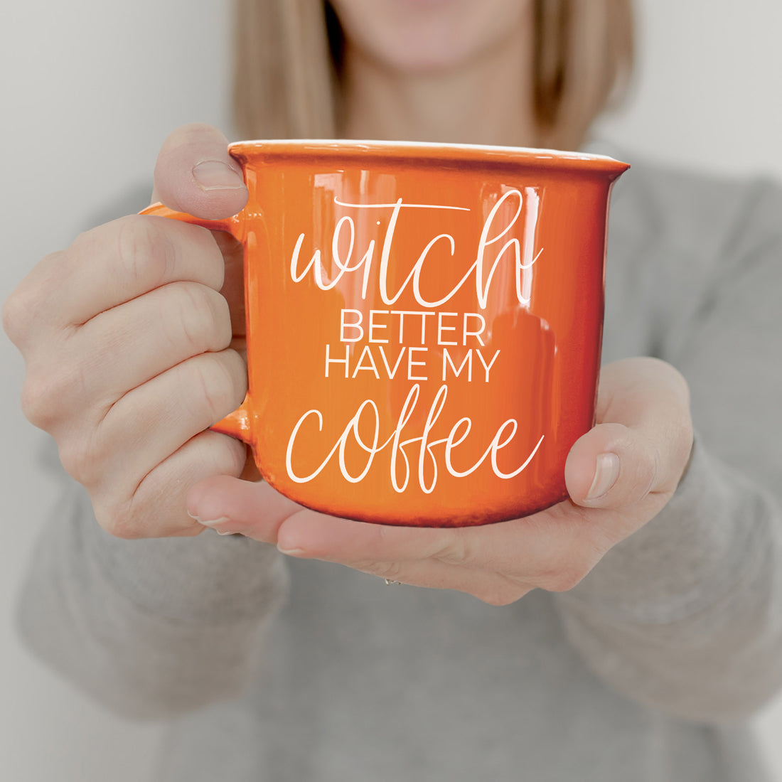 Witch Better Have My Coffee Orange Ceramic Mug 14.5oz - Image 3